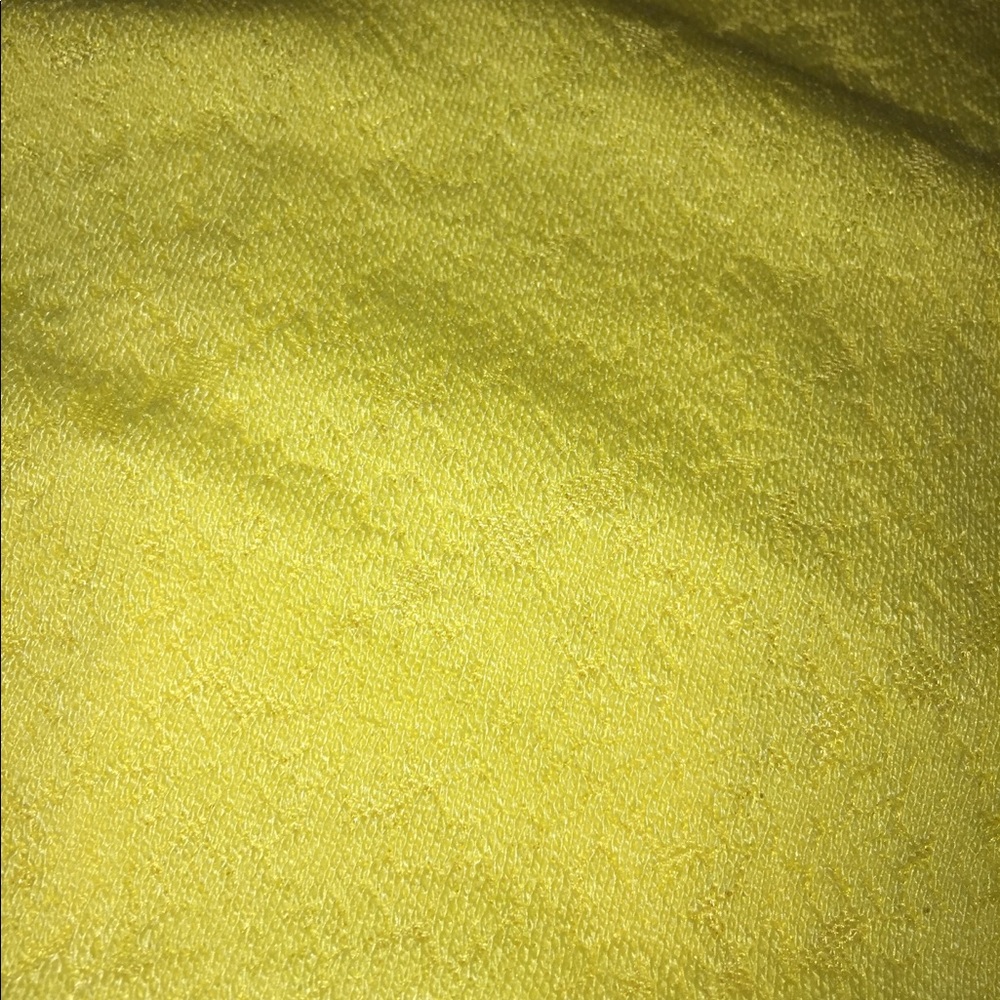 NWT Yellow Peplum Top - Picture 5 of 6